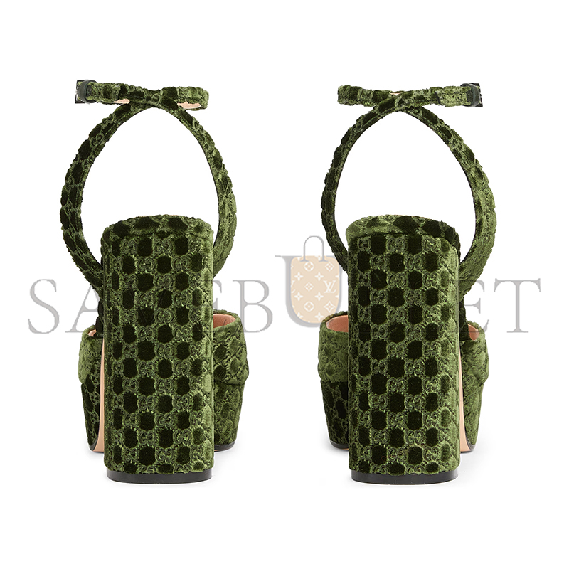 GUCCI WOMEN'S PLATFORM SANDAL WITH HORSEBIT 837395